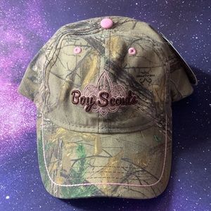 Boy Scout pink hat